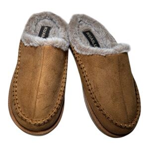 KUNLUN Men's Tan Slip-On Loafers